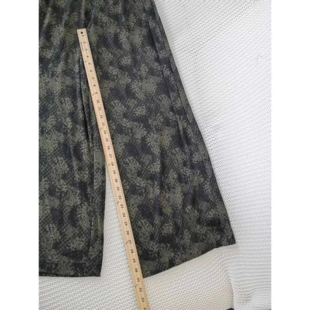 Free People Maya One Shoulder WideLeg Jumpsuit Olive Snakeskin Print S NWOT $148
